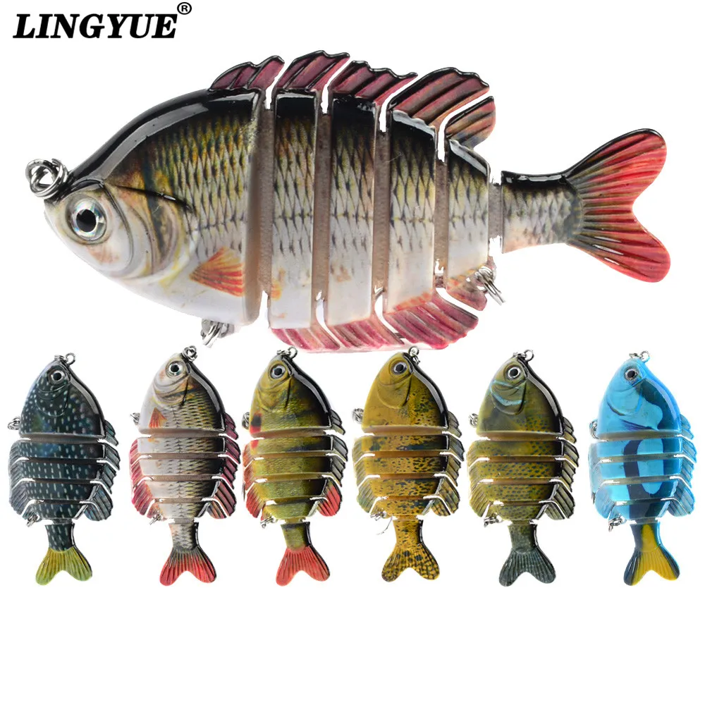 LINGYUE Tilapia соединен с Swimbaits рыболовные приманки 85 мм 24 7 г Твердый воблер