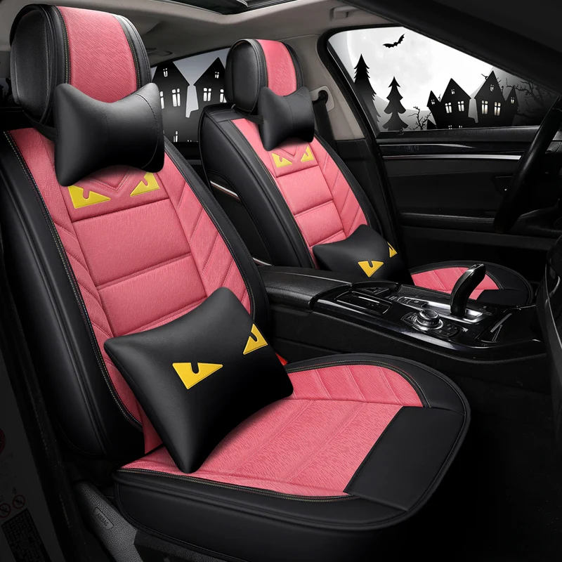 Универсальные чехлы для автомобильных сидений из искусственной кожи daewoo gentra lacetti