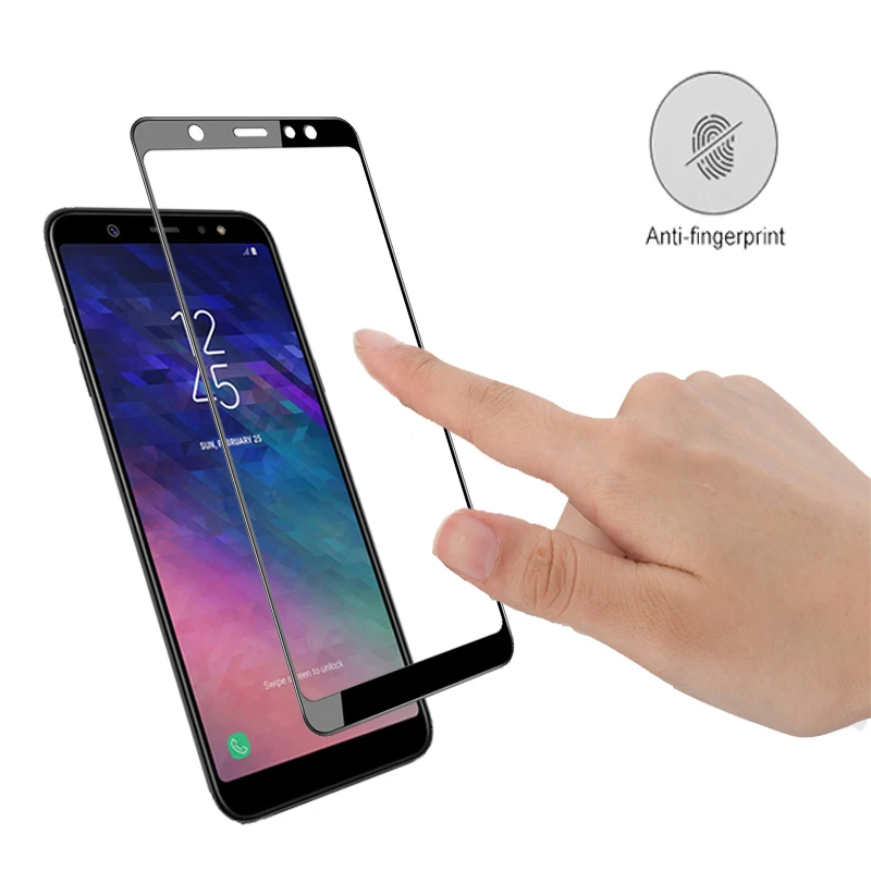 3D защитное стекло на samsung A6 J6 Plus полное покрытие Защитная закаленная пленка для Galaxy A7 J8 A750 Защитное стекло для экрана