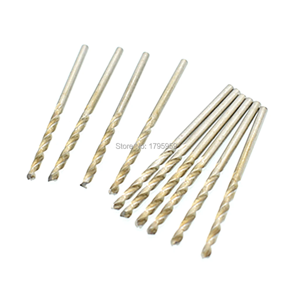 10pcs 2.3mm Mini Twist Spiral Drill Bits Set Micro High Speed Steel Straight Shank PCB Drills Bit For Electrical Tool | Инструменты