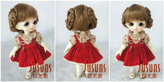 JD156 1/12 1/8 BJD кукольные парики балет милые синтетические мохеровые кукольные парики Размер 3-4 дюймов 4-5 дюймов 5-6 дюймов bjd парик куклы аксессуары