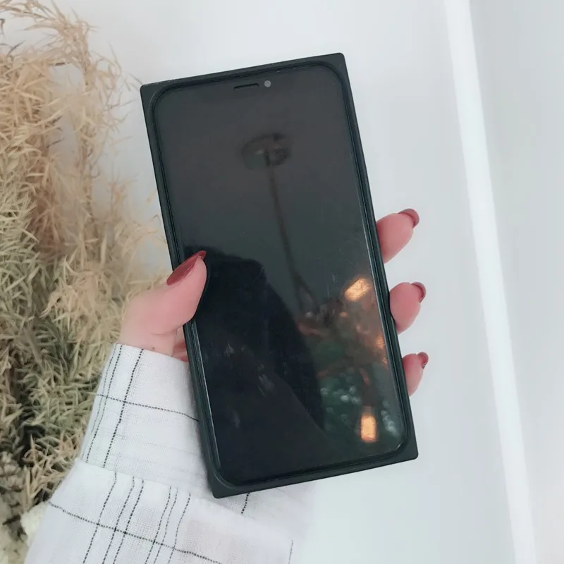 FTAIDKJ Blu-Ray стеклянный квадратный чехол для телефона iPhone X 6 6S 7 8 Plus Роскошный