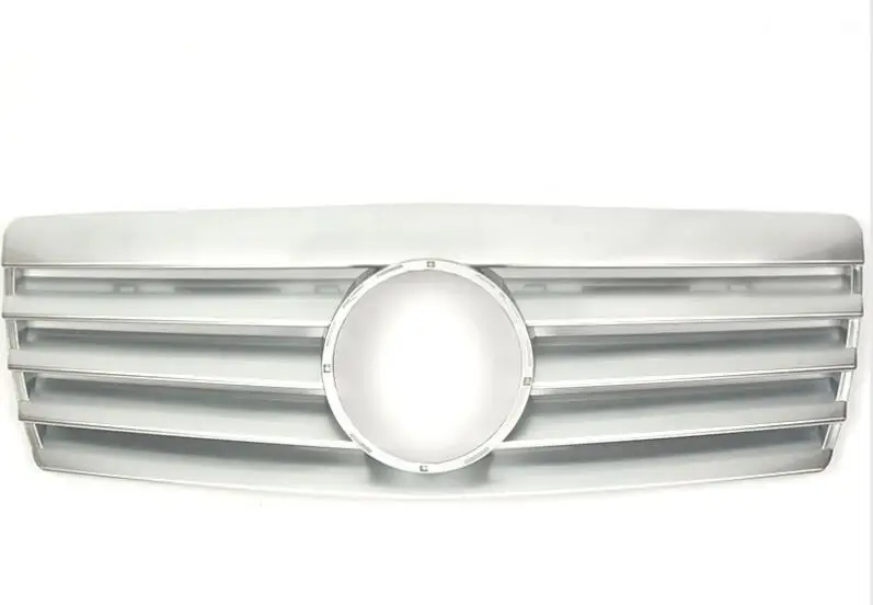silver Для Mercedes для Benz S-class W140 1990-1999 с эмблемой CL Стиль переднего бампера гоночная решетка - Цвет: silver
