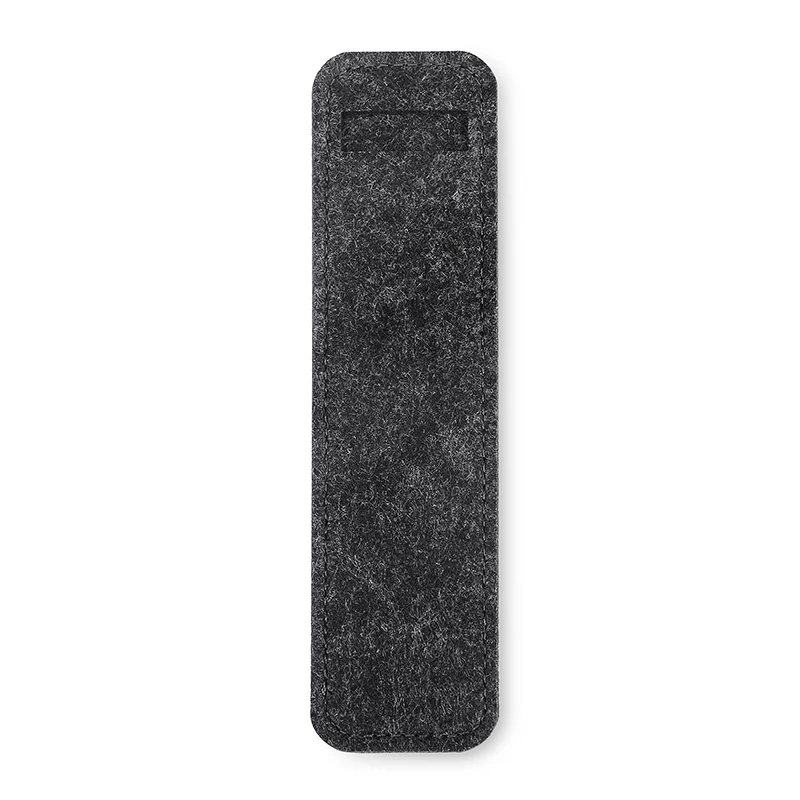 Dark Gray Высокое качество, фетровая авторучка, ручка, мешочек, держатель, маленький, с одним отверстием, чехол для карандаша, сумки для роллер, шариковая ручка, офисные канцелярские принадлежности - Цвет: Dark Gray