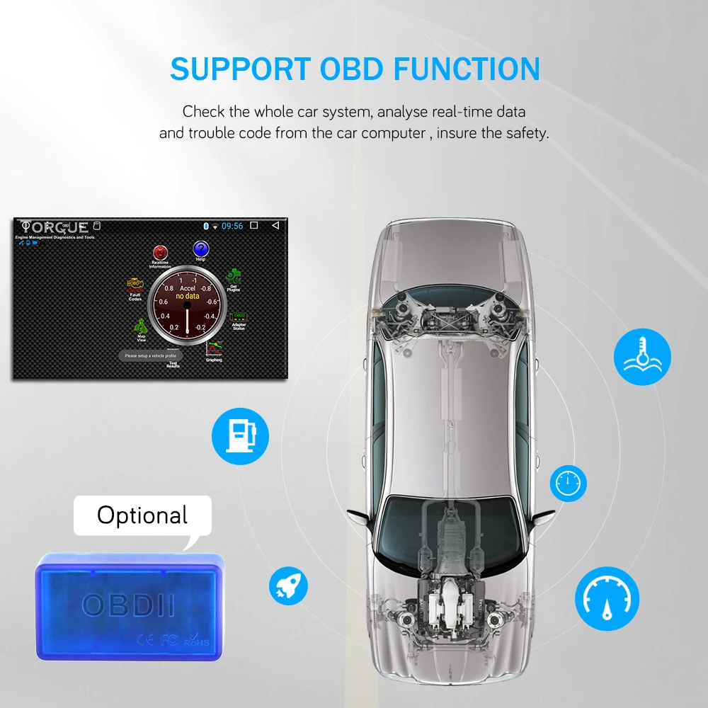 Bonroad " Android 8.1.0 Автомобильный мультимедийный плеер для hyundai Accent Solaris I25 Verna радио gps навигация видео аудио плеер