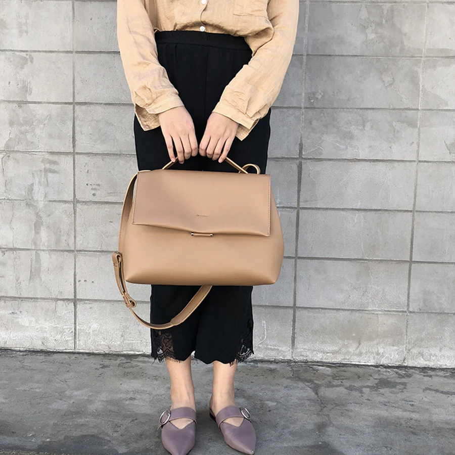 Causal Totes Bags Women Large Capacity Handbags PU Shoulder Messenger Bag Female Retro Daily Lady Elegant | Багаж и сумки