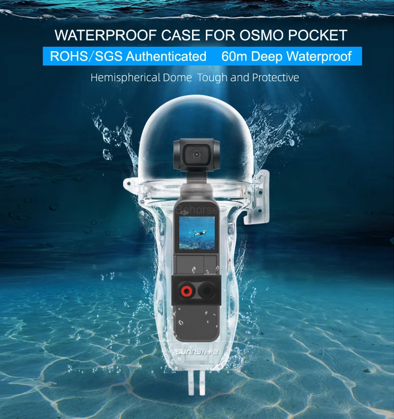 

DJI Osmo Pocket 60M Diving Case Housing Waterproof Case Protective Diving Shell Camera Osmo Pocket Accessories