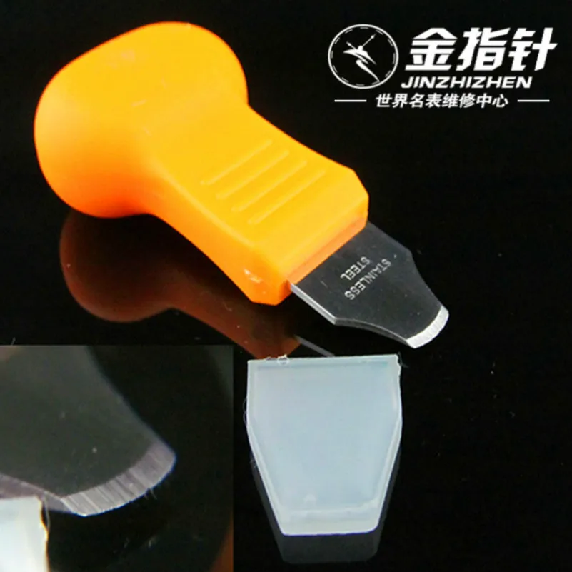 Часы для открывания сзади инструмент часовщика Ювелиры пластик + нож из