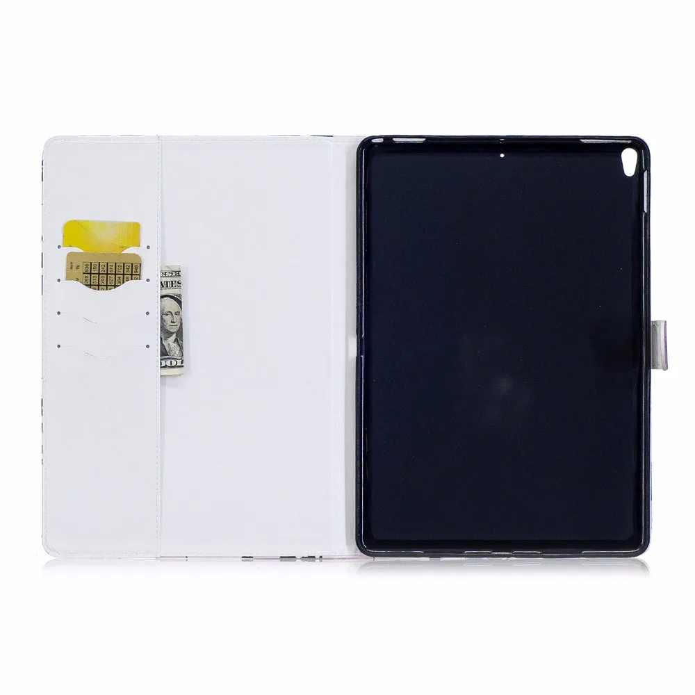 Модный кожаный умный чехол с животными, мягкий силиконовый чехол для Apple iPad Air 10,5 iPad Pro 10,5 A1701 A1709 Coque Funda