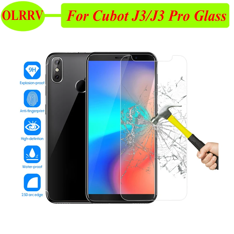 Для CUBOT J3 Pro закаленное стекло Передняя пленка защита для экрана 5 0 дюйма телефона