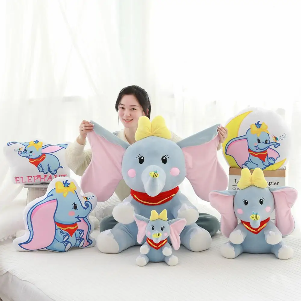 Милые детские куклы-слоны мягкие плюшевые игрушки набивные животные Kawaii