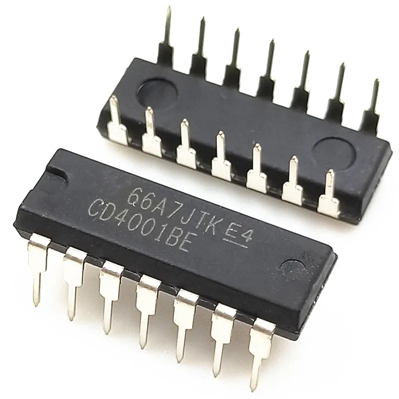 20 шт./лот CD4001BE DIP14 CD4001 DIP 4001BE 14|Интегральные схемы| |