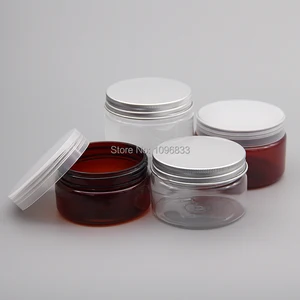 Пустая пластиковая баночка для косметических кремов, 25 шт.лот, 100 г, 120 г, 150 г, 200 г, 250 г