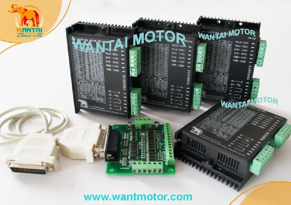 Шаговый Драйвер Wnatai с ЧПУ 4 оси 80VDC/7.8A/256 микрошаговый DQ860MA |stepper driver|4 axiscnc stepper driver |