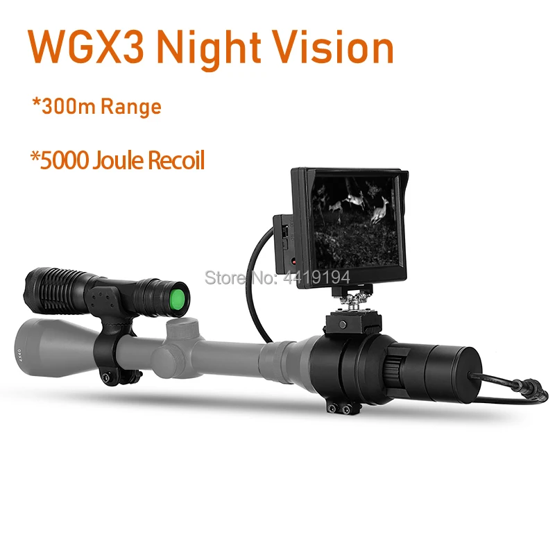 WGX3 5 Вт Лазерная ИК Инфракрасная камера ночного видения охотничьи камеры 5000J