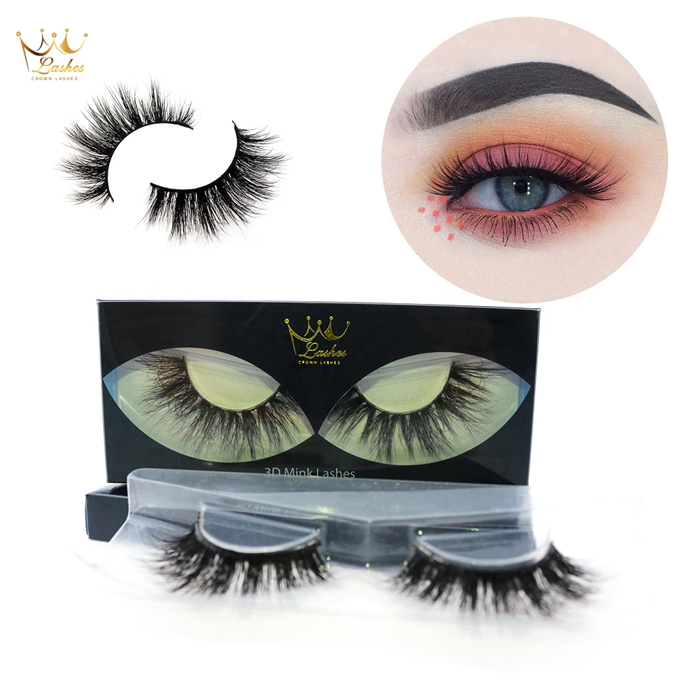 CrownLashes 3d норковые ресницы индивидуальные натуральные накладные для глаз