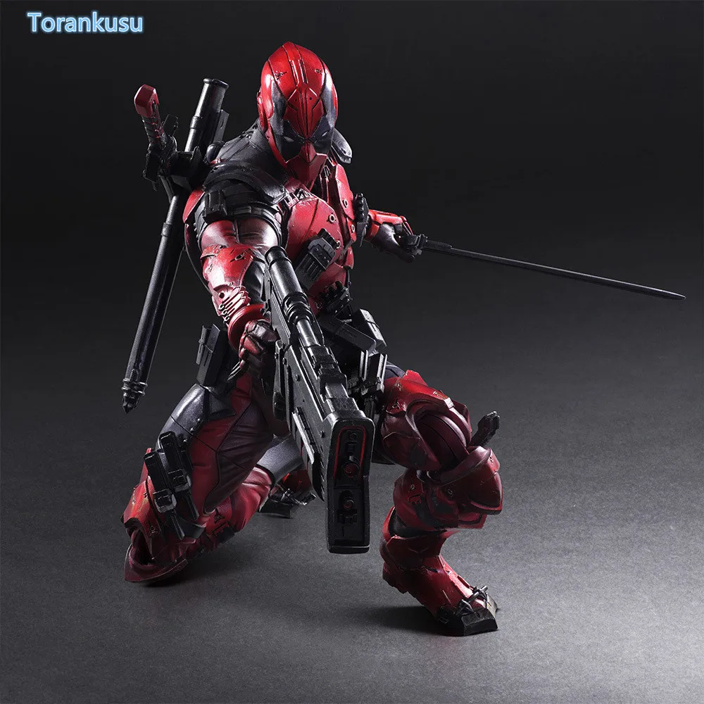 Боевик Дэдпул FigureX Мужской X-men Wade Winston Wilson Кай-плей арт ПВХ фигурка игрушка 260 мм