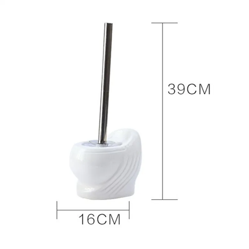 

Toilet Brush Holders Bathroom Clearing Tool Standing Set Lavatory 304 Stainless Steel Ceramic Toilet Brush Holder Bath Hardware
