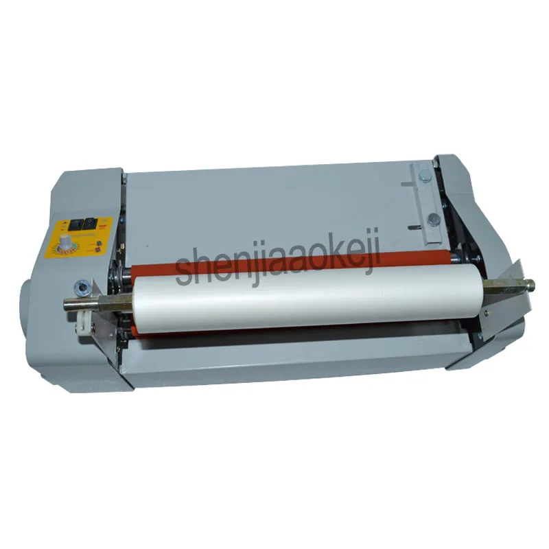 A3 paper laminating machine cold roll laminator Four Rollers laminating machine worker card office file FM360 laminator110v/220v images - 6