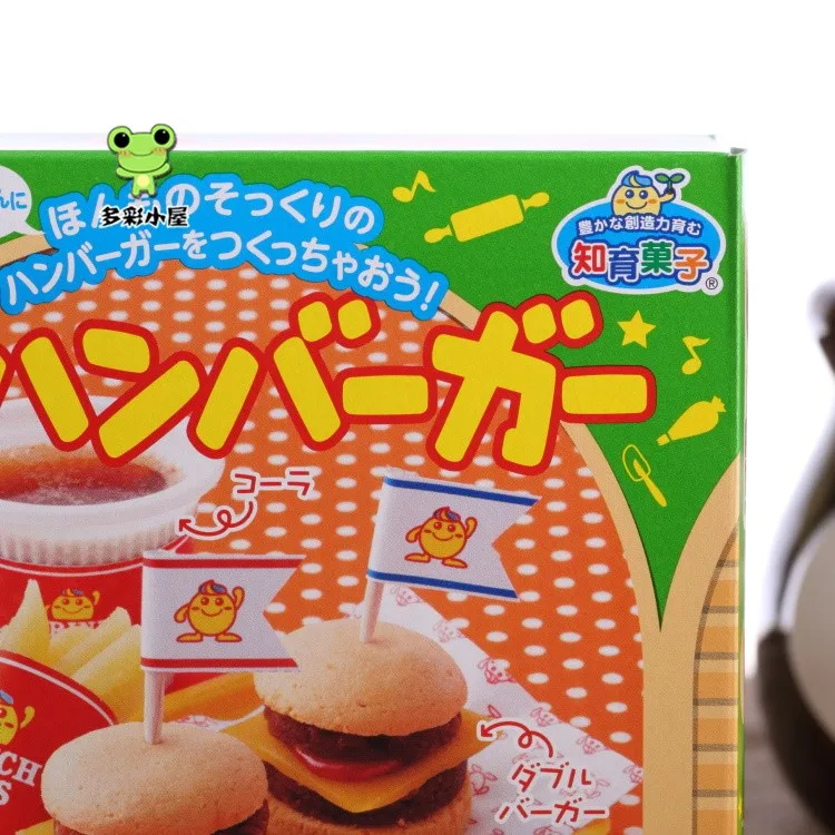 Японский Popin Cookin Hamberger. Kracie гамбургер Happy kitchen Cookin DIY Рождественский подарок ручной работы
