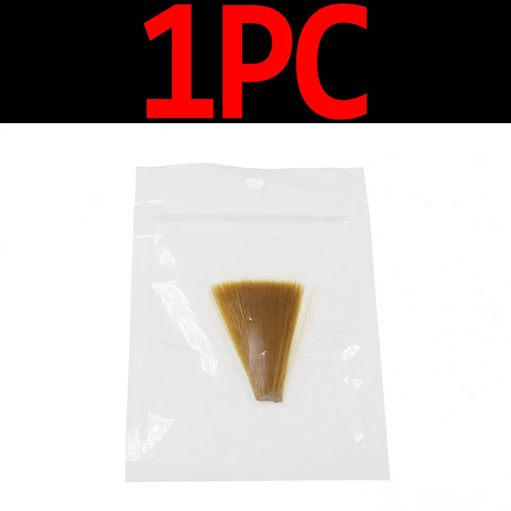 1PC Bimoo тонкий диаметр коричневый нейлоновый конус плавающий мухобойка Mayfly хвост волокно Perdigon Nymph хвосты мухобойка материал - Цвет: 1PC