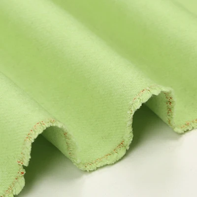 

New Arrival Senoir Double Face Tea Green Thick Wool Fabric for Fall and Winter Overcoat Clothes