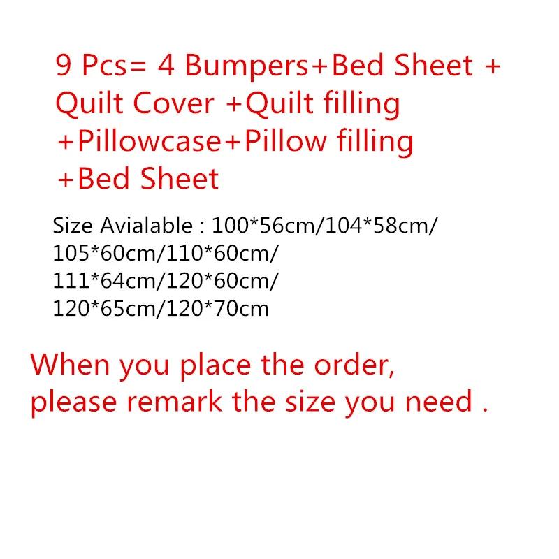 

9 pcs/set Dots and Lattice Baby Crib Bedding Full Set Warm Baby Cot Bed Linens Black White Crown Crib Bumpers Sheet Quilt Pillow