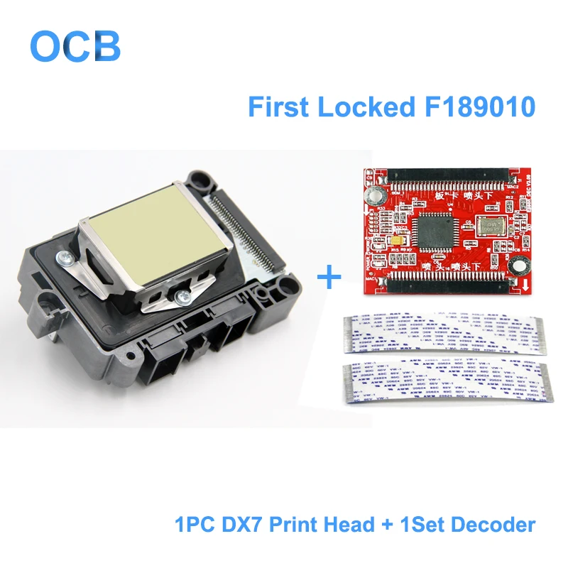 Новая F189010 первый заперт печатающая головка DX7 на основе растворителя УФ