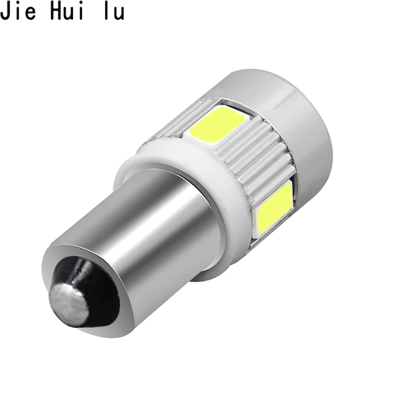 1 шт. h6w светодиодный автомобильный светильник BA9S 6 SMD 10 5630 Светодиодный Canbus 12 В