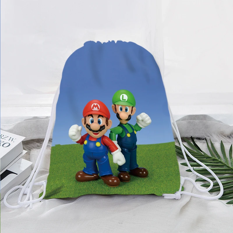 Kawaii классический Super Mario Bros серии модный аниме рюкзак высокого качества для