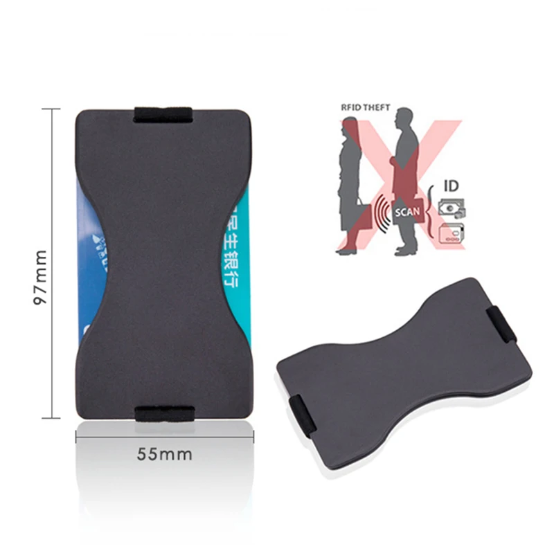 Artmi Unisex Aluminum Card Clip Large Capacity RFID Blacking Holder Cover | Багаж и сумки