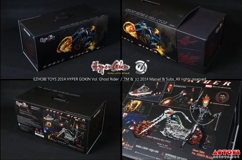 Estartek EZHOBI игрушки ПВХ 1/9 Ghost Rider+ набор мотоциклов Коллекция фигурка для фанатов подарок на праздник