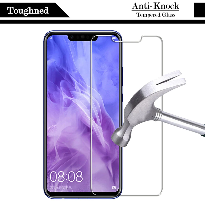 10 шт. 2.5D Закаленное Стекло 9H защита для huawei Y9 Y7 Pro Prime P Smart Plus Enjoy 9 9E 9S Защитная пленка для экрана с коробкой