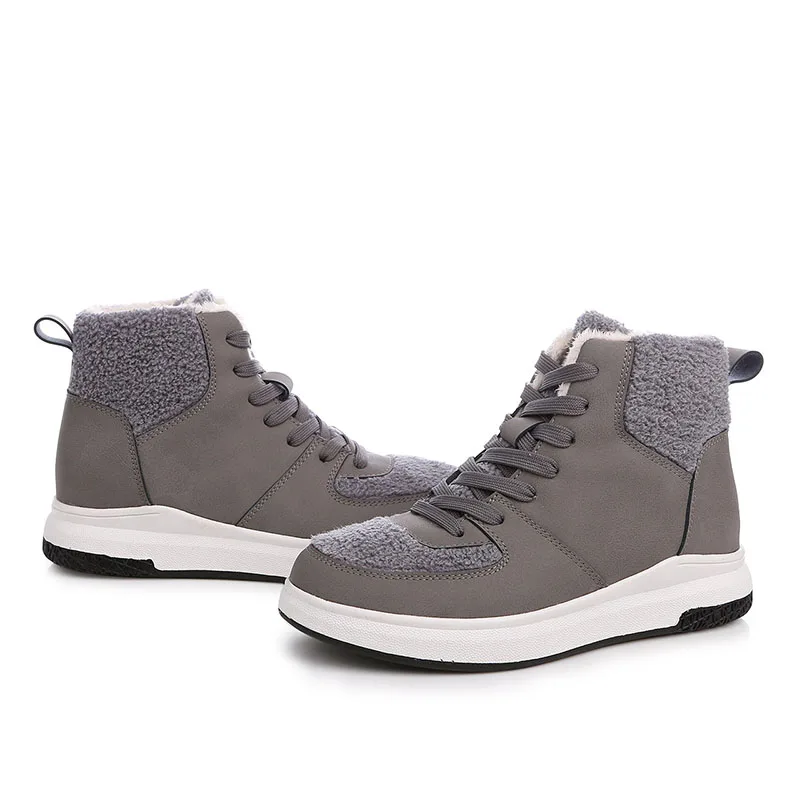 Новинка 2018 зимняя обувь женские ботинки мартинсы на плоской подошве модные