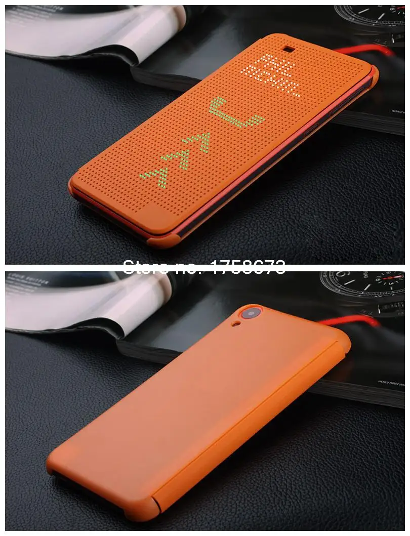 Роскошный ультра флип Смарт Тонкий точка зрения чехол для HTC Desire 820 D820us d820u ТПУ функция сна телефонные чехлы