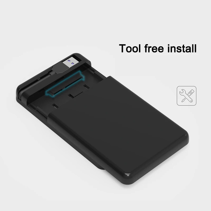 Инструмент Бесплатная дюймов внешний жесткий диск sata 2 5 Мобильный коробки USB 3 0