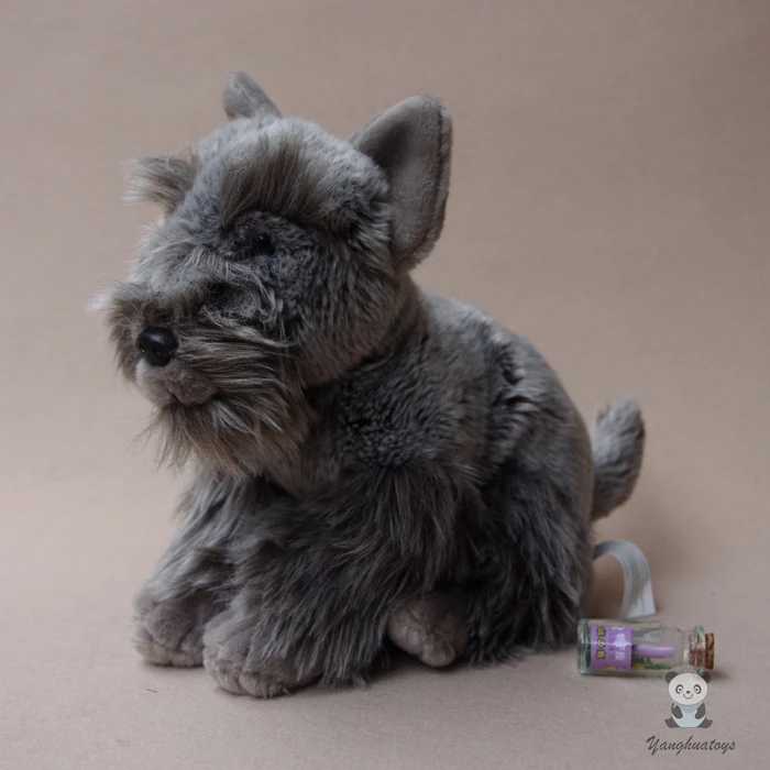 Spuer kawaii Schnauzer Dll плюшевые игрушки животных для детей имитация собак автомобиль
