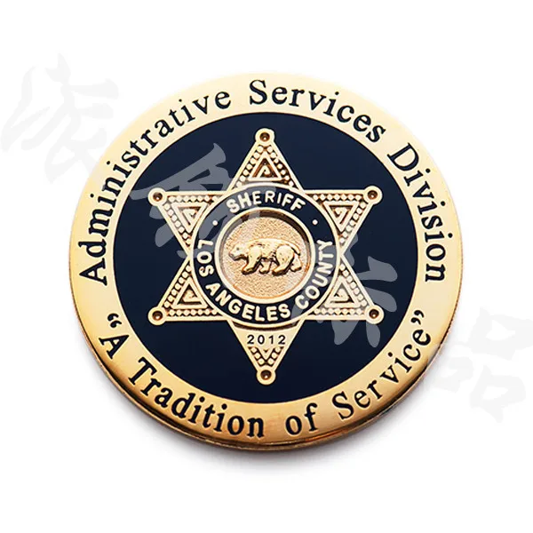 Модный круглый значок из цинкового сплава в форме звезды с вашим собственным