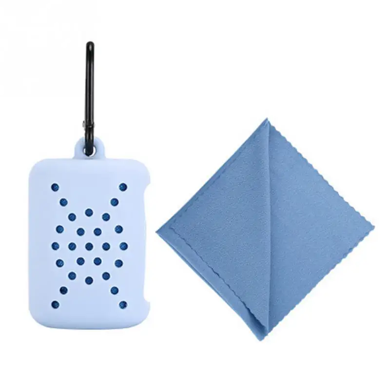 light blue Новое дорожное полотенце s ледяное полотенце из микрофибры быстрое высыхание полотенце для спорта на открытом воздухе Кемпинг с силиконовой сумкой для хранения - Цвет: light blue