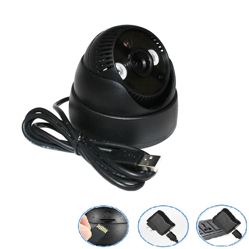 Mini Usb Камера цифровой купольная видеонаблюдения Камара DVR 3 6 мм объектив Ночное