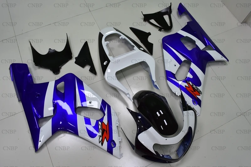 GSX R 600 750 1000 2000 2003 K12 комплекты обтекателей GSXR 2002 2001 сине белый