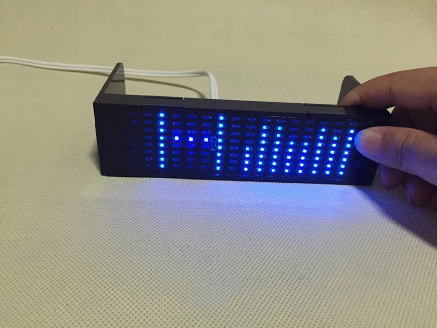 Новинка 1 шт. дисковод для компьютера CD светодиодный уровень спектра музыки SCM