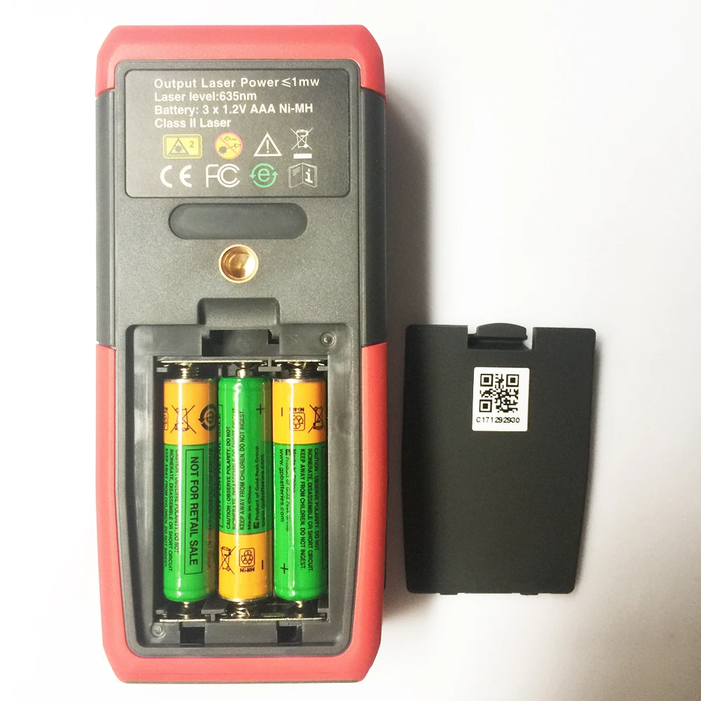 Ut396b Цвет лазерный дальномер профессиональный метров 120 м электронный уровень