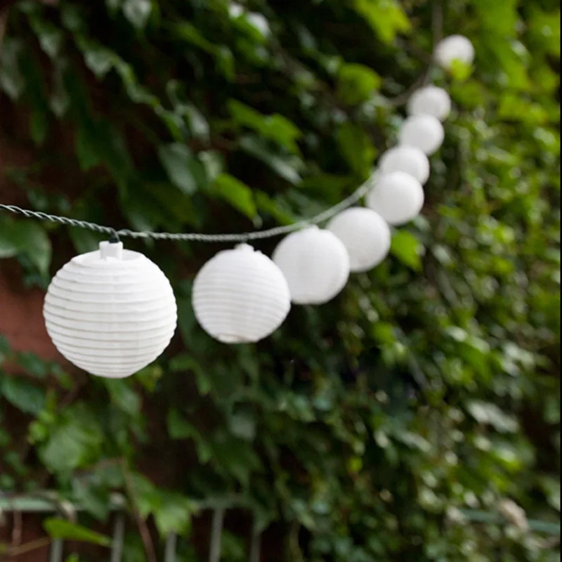 New Outdoor String Lights 6.5M 30 LEDs Lantern Solar Powered Waterproof for Garden Patio Yard XOA88 | Лампы и освещение