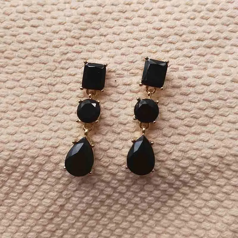 серьги длинные Сережки Зеленые для женщин Мода 2017 г. Jewelry Аксессуары Gem Gold падения