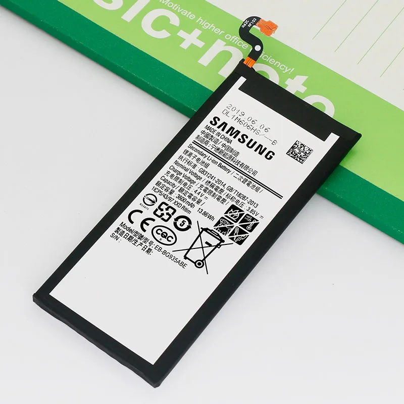 Samsung новый оригинальный Батарея для samsung Galaxy S7 край G935 G9350 G935F G935FD G935W EB-BG935ABE 3600 мА-ч |