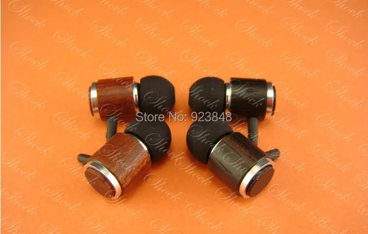 Черный Macassar Ebony shell палисандр наушники оболочки 10 мм | Электроника