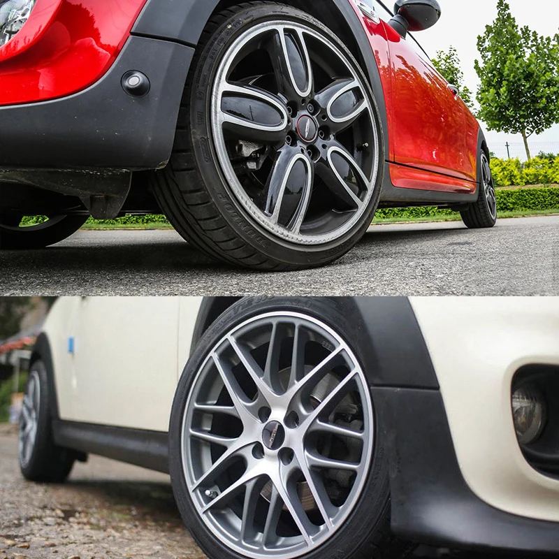 4 шт. 52 мм 3D колпачок для колеса ступицы наклейки Mini Cooper S one JCW clubman countryman
