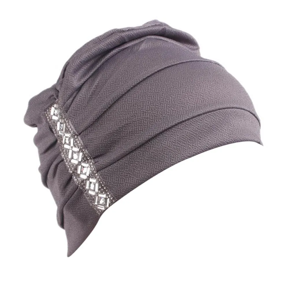 Женская шапка-бини, тюрбан из хлопка, тонкая шапка Skullies для дам, весенняя и осенняя шапочка, женская шапочка при химиотерапии