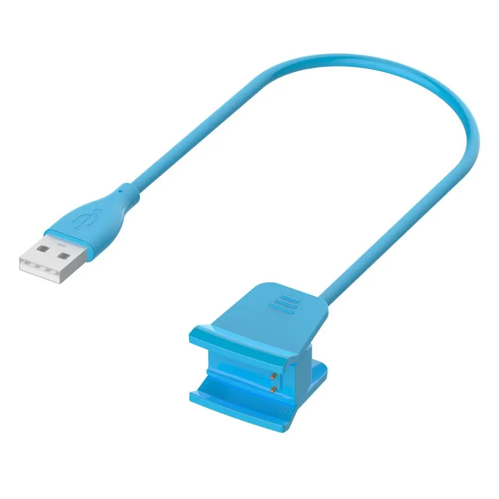 blue Быстрая зарядка USB кабель для Fitbit Alta HR Replacment Band маленький браслет умные аксессуары Подходит бит Alta HRUSB зарядное устройство адаптер - Цвет: blue
